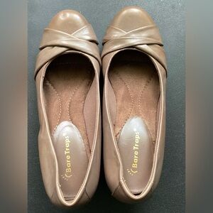 BareTraps dress shoes platform size 7.5 brown leather upper